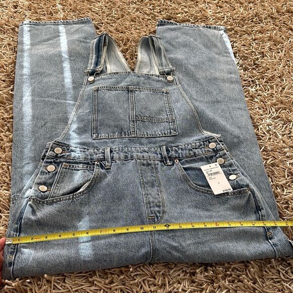 Good American Good ‘90s Overall Jumpsuit Size 10 - Picture 8 of 10